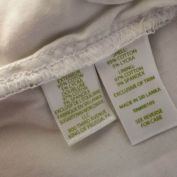 Lilly Pulitzer Nicki Skort 0 Resort White Textured Applique Coral Tennis Beach - Picture 7 of 7